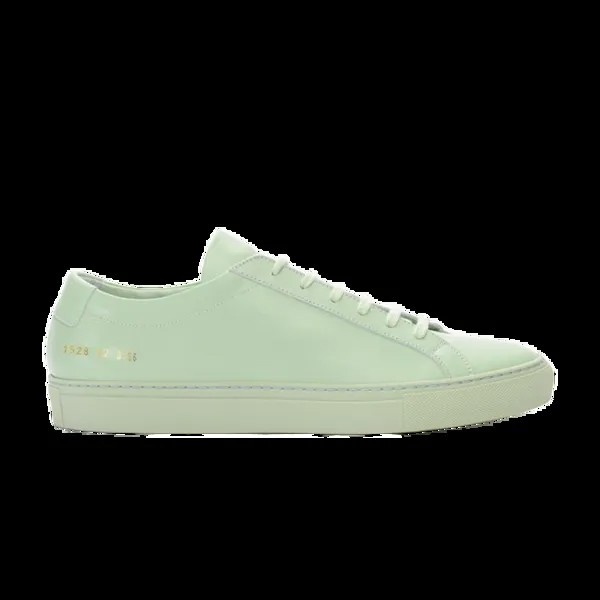 Кроссовки Common Projects Achilles Low 'Mint', зеленый