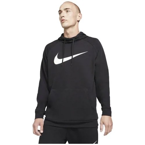 Худи спортивное NIKE Dri-FIT, размер 2XL, черный