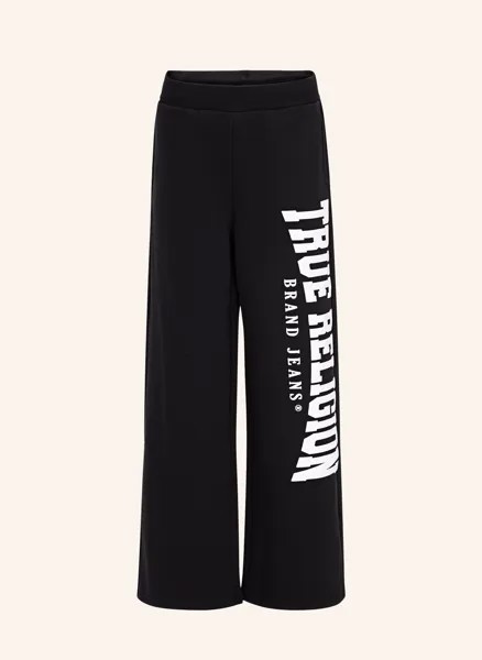 Спортивные штаны с мешковатым логотипом в форме арки True Religion, черный