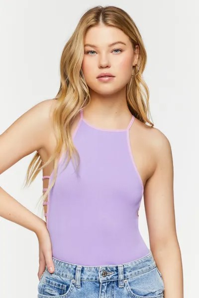 Бесшовное боди с вырезом-лестницей Forever 21
