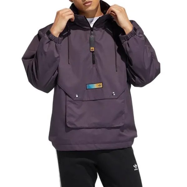 Куртка Adidas Originals Prem Half Zip, фиолетовый