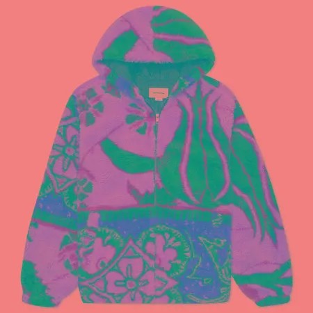 Мужская куртка thisisneverthat Batik Faux Fur, цвет бежевый, размер L