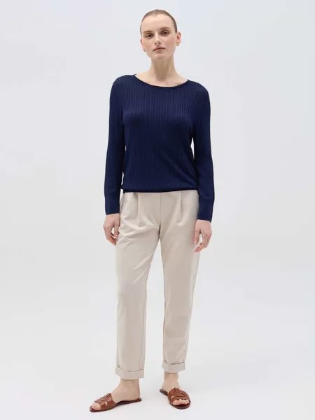 Джоггеры с вытачками и отворотами Hybrid, цвет light beige