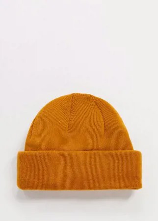 Оранжевая шапка-бини ASOS DESIGN-Оранжевый