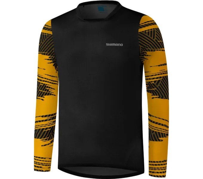 Рубашка SHIMANO Long Sleeve Jersey MYOKO L.S., цвет Mustard Yellow