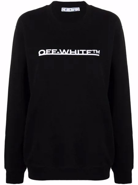 Off-White толстовка с логотипом