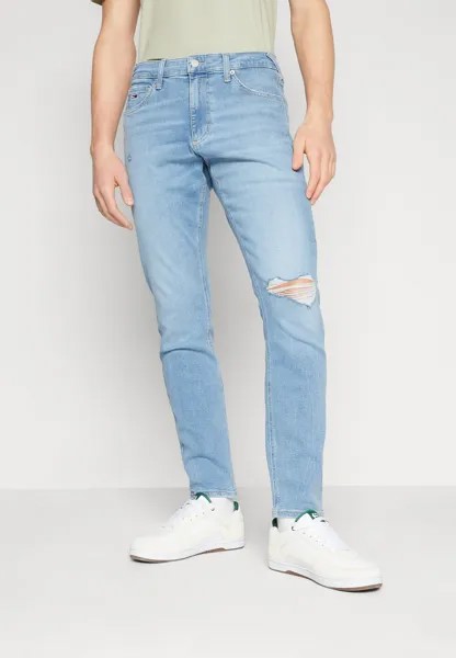 Джинсы узкого кроя SCANTON Tommy Jeans, светло-синий