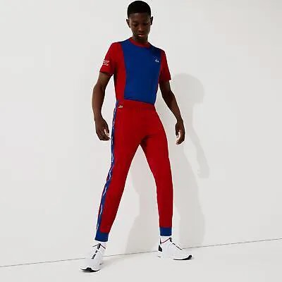 Мужские спортивные штаны Lacoste SPORT из пике RED/R-2XL