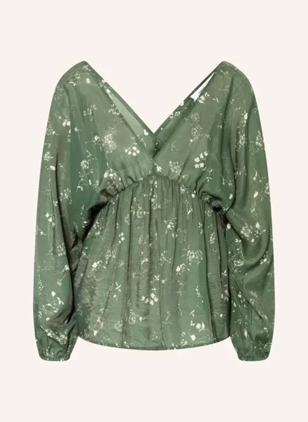 Блузка-рубашка гертруд Samsøe Samsøe, зеленый