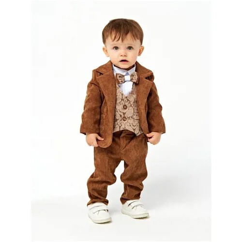 Комплект одежды Chadolls, размер 104, коричневый
