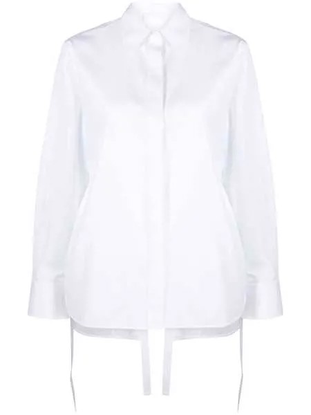 Helmut Lang рубашка с открытой спиной