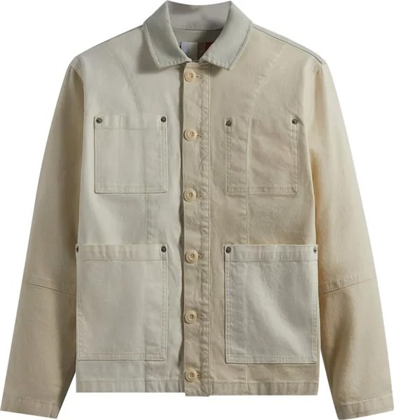 Куртка Kith Washed Canvas Willoughby Chore Jacket 'Sandrift', кремовый