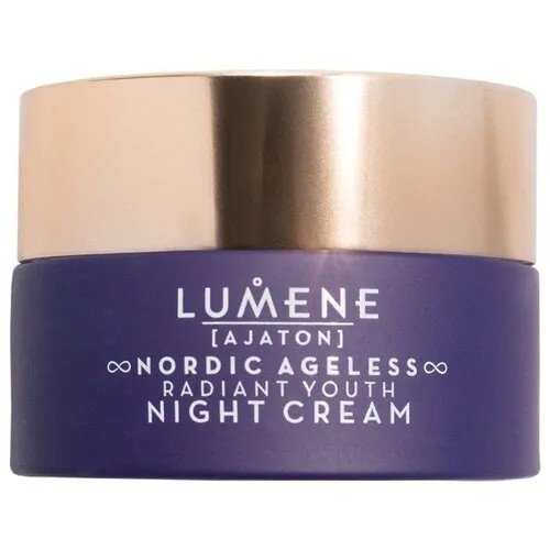 Lumene Ajaton Nordic Ageless Radiant Youth Night Cream интенсивный ночной крем для визуальной коррекции возрастных изменений кожи, 50 мл