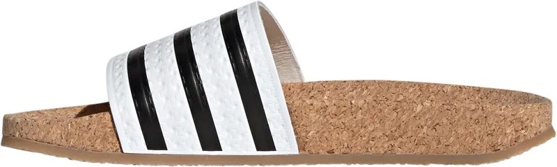 Мюли Adidas Adilette, белый