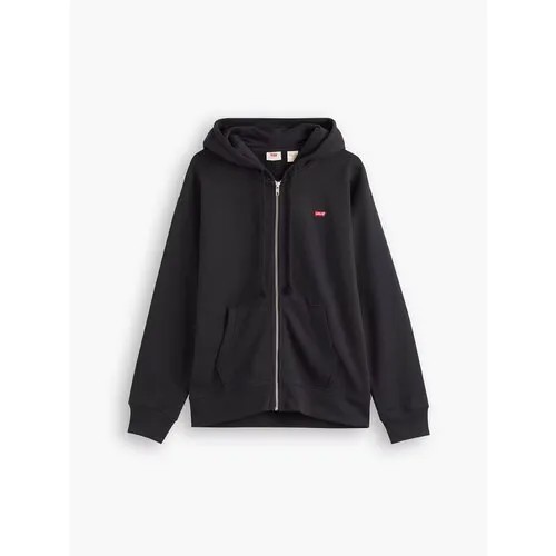 Худи Levi's STANDARD ZIP HOODIE, размер XXS, черный