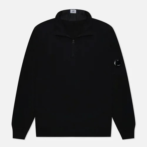 Мужская толстовка C.P. Company Light Fleece Half Zipped чёрный, Размер S