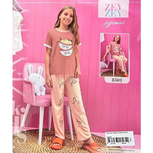Пижама  Sevim, размер 104, розовый