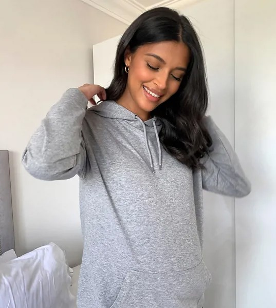 Худи серого цвета ASOS DESIGN Maternity-Серый