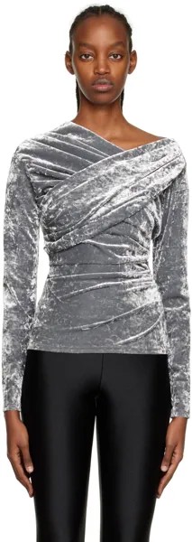 Серебряная блузка с перекрестом Han Kjobenhavn