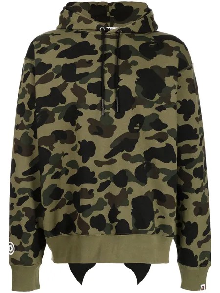 A BATHING APE® худи 1st Camo Shark на молнии