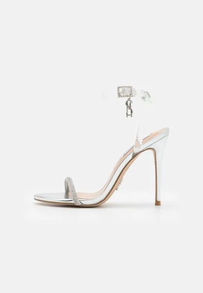 Босоножки на каблуке Balia Steve Madden, цвет silver