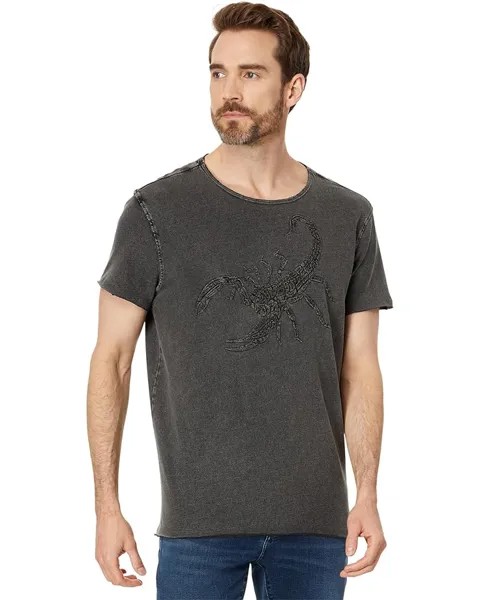 Футболка John Varvatos Scorpion Embroidery, цвет Charcoal