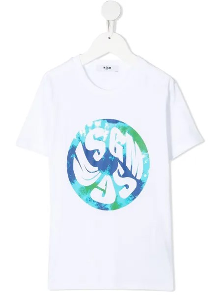 MSGM Kids футболка с логотипом