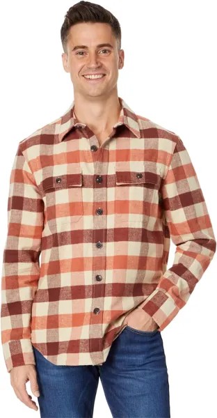 Рубашка Signature Chamois Plaid L.L.Bean, цвет Light Hickory