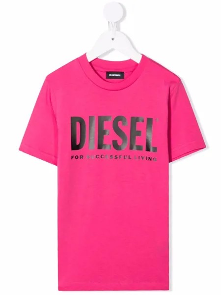 Diesel Kids футболка с логотипом