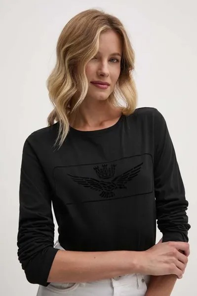 Лонгслив Aeronautica Militare, черный