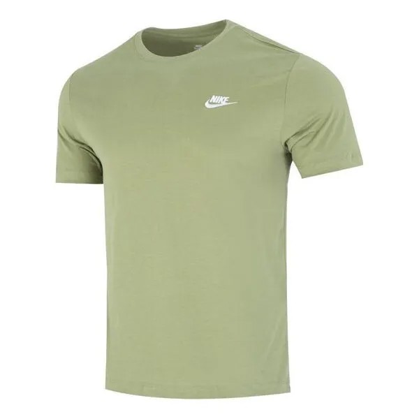 Футболка Nike Sportswear Club T-Shirt 'Green', зеленый