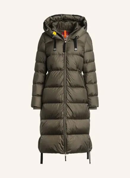Пуховик панда Parajumpers, зеленый