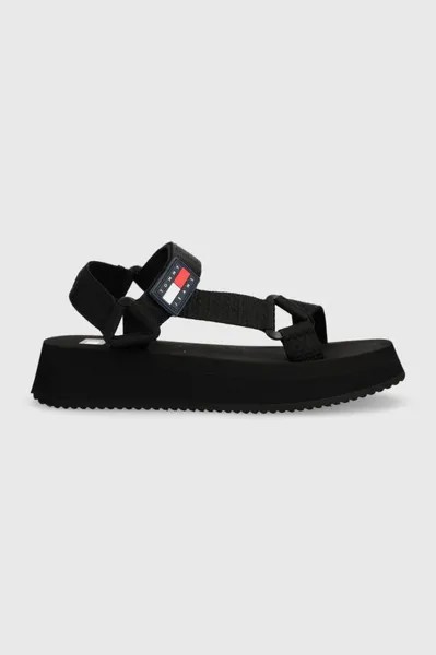 Сандалии TJW EVA SANDAL Tommy Jeans, черный