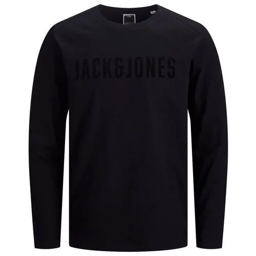 Jack & Jones, футболка С длинными руковами мужская, Цвет: серо-голубой, размер: M