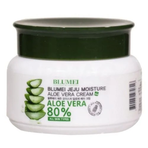 Blumei Jeju Moisture Aloe Vera Cream Увлажняющий крем для лица с алоэ вера, 100 мл