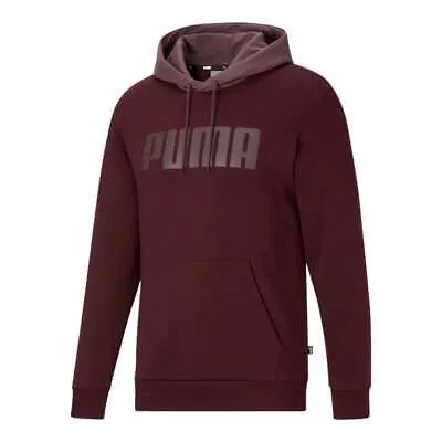 Пуловер с капюшоном и логотипом Puma, мужская красная повседневная спортивная верхняя одежда 6737285