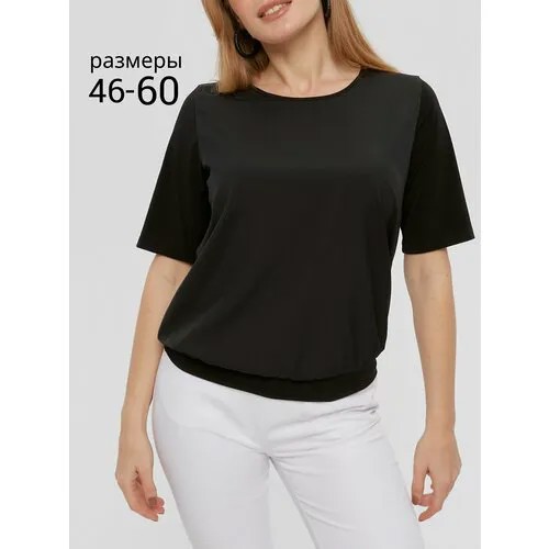 Футболка Текстиль Хаус, размер 52, черный