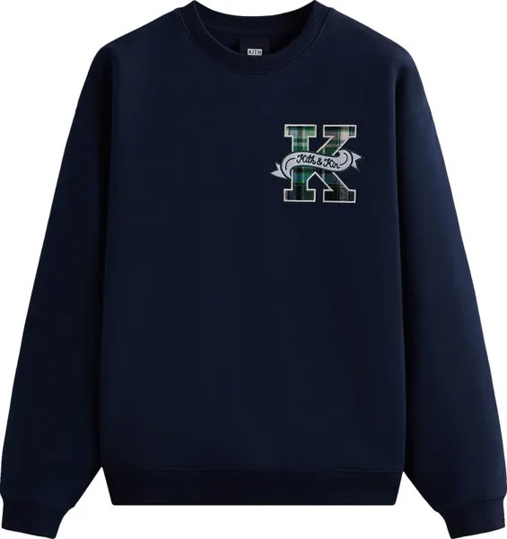 Толстовка Kith Collegiate Crewneck 'Nocturnal', синий