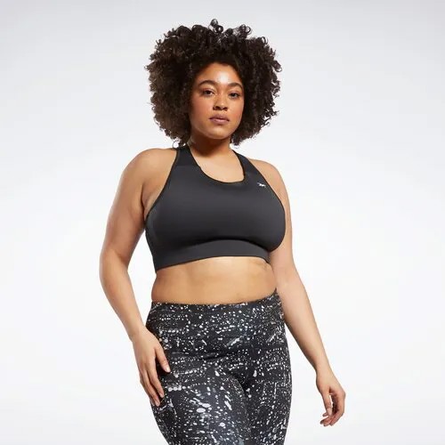 Топ Reebok Ess Sports Bra (Plus Size), размер XXL, черный