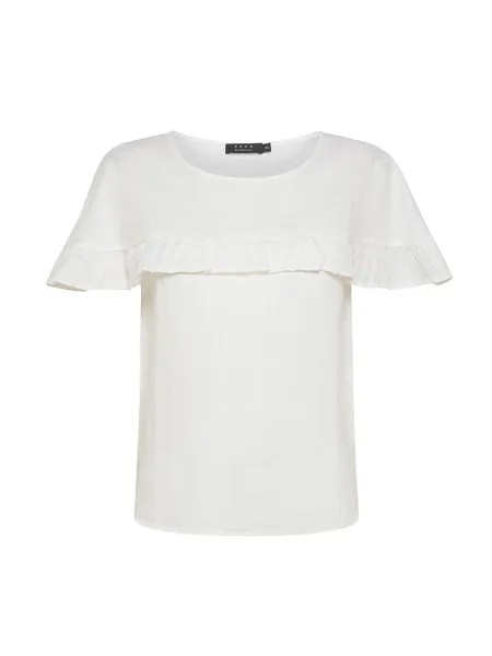Koan Collection Льняная блузка с рюшами, белый