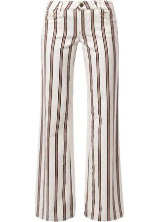Gucci Pre-Owned расклешенные брюки в полоску