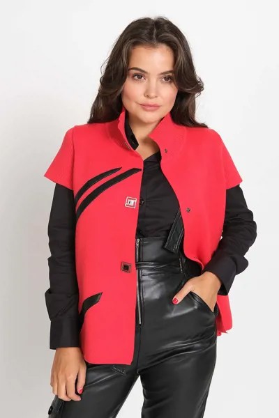 Жилет женский Злата М 2507 красный 58 RU