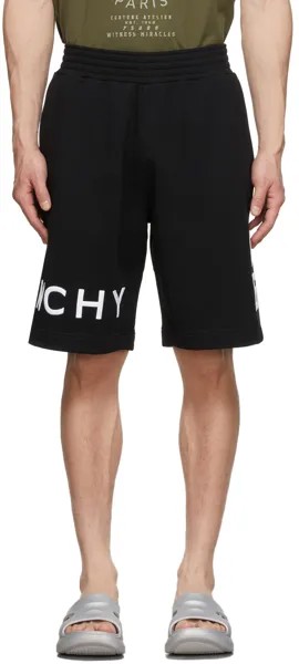 Черные спортивные шорты-бермуды 4G Givenchy