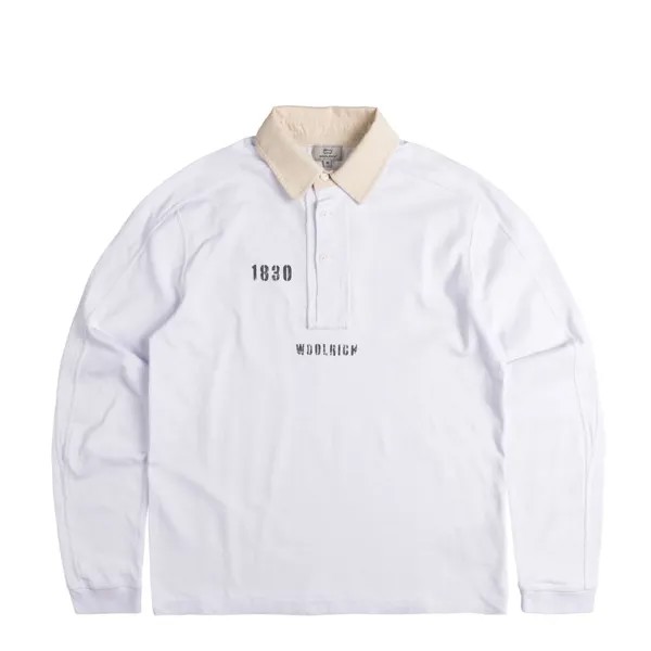 Рубашка Long-Sleeved Polo Woolrich, белый