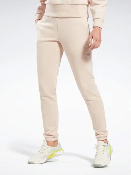 Спортивные брюки slim fit Reebok, бежевый