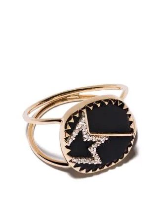 Pascale Monvoisin кольцо Varda Nº2 из желтого золота с бриллиантами