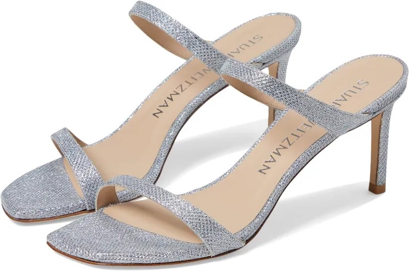 Туфли Stuart Weitzman Aleena 75, серебряный
