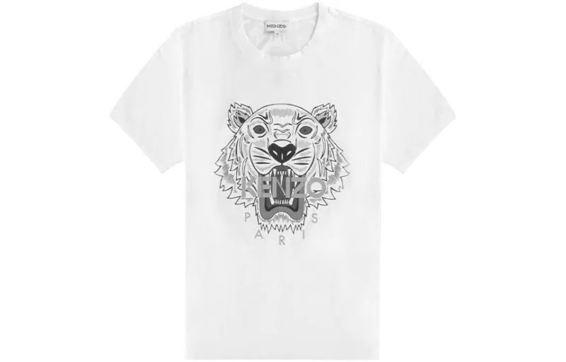 Футболка мужская белая Kenzo, белый