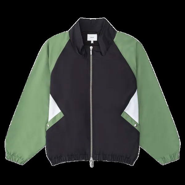 Куртка Rhude Color Block Track 'Black/Green/White', черный
