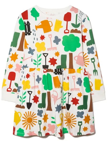 Stella McCartney Kids платье с принтом